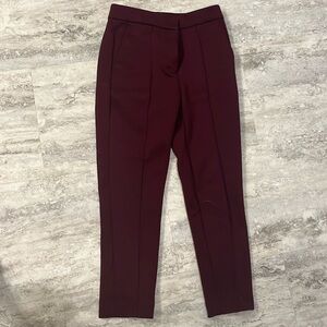 Burgundy Ann Taylor trousers
